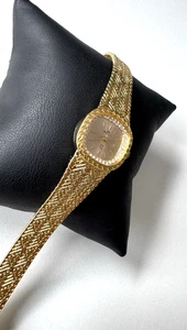 Majestic Damen Armbanduhr goldfarben läuft Vintage Uhr 20 cm klassisch - Bild 1 von 24