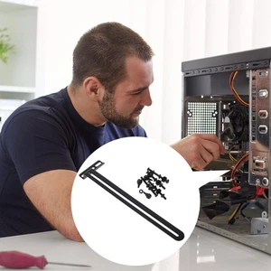 1 Set Graphic Card Cooling Bracket Metal Dual Fan Slot Fan Mount Stand - Zdjęcie 1 z 12