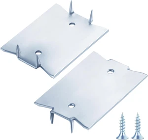 (30 Stück) Zink 1,5 x 2 Zoll 16-Gauge Anti-Nagel Schutzplatte Schild, Nagelplatte  - Bild 1 von 12