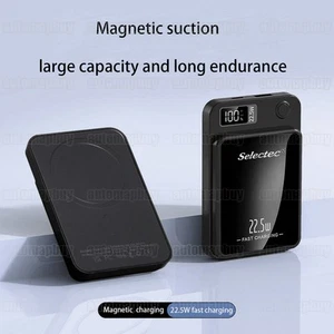 Protable Bateria Magnetyczny bezprzewodowy powerbank 30000 mAh do i.Phone 15/14/13 - Zdjęcie 1 z 20