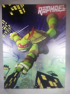 TMNT Raphael Ninja Lona Iluminada Arte de Pared de Edge Home 12 x 15,75 pulgadas - Imagen 1 de 7