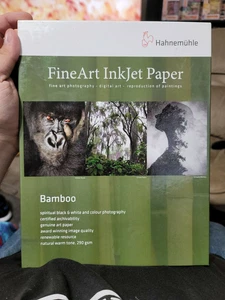 Hahnemuhle Bamboo Fine Art Paper 290 gsm 8.5" x 11" - 25 Sheets