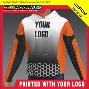 Hoodie Printed Custom Hex - Picture 1 of 2