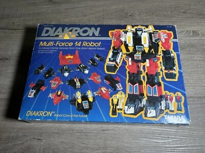 Figura Robot Takara Diakron Multi Force 14 Takara 1983 Con Pilotos (leer por favor) Foto 1 de 4