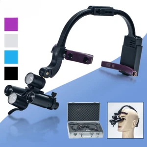 Lupa quirúrgica binocular con aumento de lupa dental 2,5-6X faro LED - Imagen 1 de 56