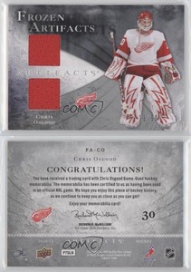 2010-11 Upper Deck Artifacts Frozen Jersey Silver /50 Chris Osgood #FA-CO
