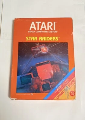 1982 Star Raider Video Game For Atari 2600 NIB Damaged Box No Touchpad Untested - Image 1 of 4