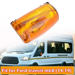 Lente de luz de señal de giro de espejo retrovisor lateral derecho amarillo para Ford Transit Cargo 2015~2021 - Imagen 1 de 6
