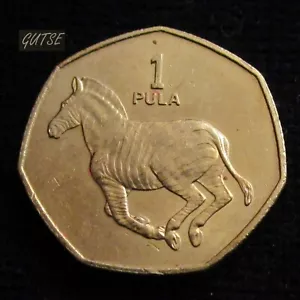 * Gutse * BOSTSUANA-1,1 Pula 1991, Zebra, Quasi Senza Circolare - Bild 1 von 2