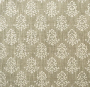 ANDREW MARTIN CURTAIN FABRIC DESIGN Sprig 0.9 Mtrs STONE GARDEN PATH COLLECTION - Picture 1 of 6