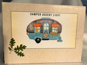 Cracker Barrel Airstream Anhänger Camper Wohnmobil Angeln Akzent Tisch Leuchte Lampe - Bild 1 von 11