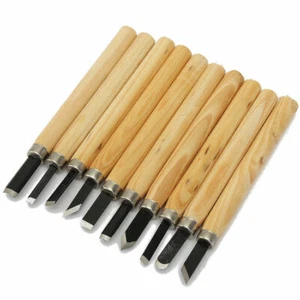 Juego 10 gubias talla madera kit cincel tallado madera - Imagen 1 de 4