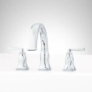 Mirabelle Bathroom Tub Filler Faucet, Chrome - Picture 1 of 3