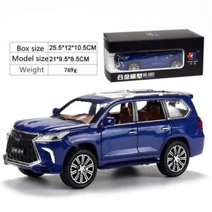 1:24 Lexus LX570 Pull Back Diecast Alloy Car Model Collectible Toy for Children