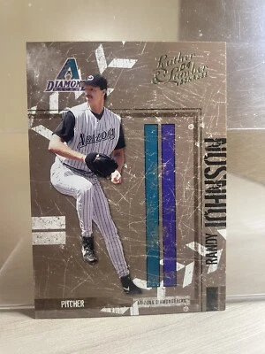 2004 Donruss Leather & Lumber #8 Randy Johnson Diamondbacks - Image 1 of 2