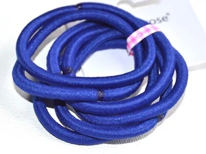 NEW Back To School Blue Snag Free Endless Elastic Bobbles x 6 Hair Fashion UK - Picture 1 of 1