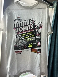 Jimmy Johnson #48 Herrenhemd Medium weiß neu ohne Etikett - Bild 1 von 3