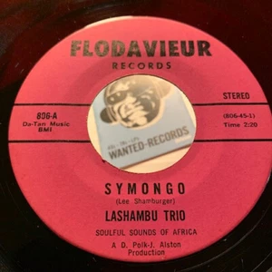 LASHAMBU TRIO Jazz Mod 45 Flodavieur #806 Symongo b/w Out In The Wilderness - Picture 1 of 3