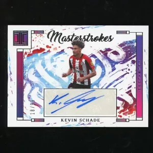 2023-24 Panini Impeccable Kevin Schade Mastestrokes Auto 18/99 Brentford 5372 - Picture 1 of 2