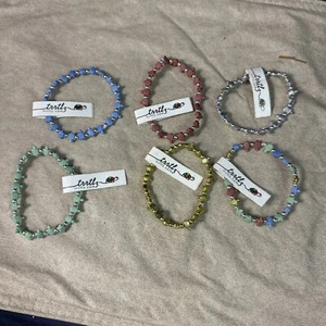 Trrtlz Turtles Stretch Bracelet NWT Casual Fashion Jewelry Qty 6 Multiple Colors - Picture 1 of 13