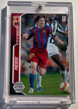 2005-06 Panini Megacracks MGK La Liga Nueva Ficha Lionel Messi #71BIS Barcelona