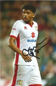MK DONS: OSMAN SOW SIGNED 6x4 ACTION PHOTO+COA - Picture 1 of 1