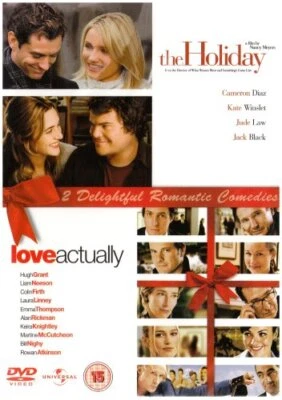 The Holiday/Love Actually DVD (2007) Cameron Diaz, Curtis (DIR) cert 15 2 discs - Image 1 of 2