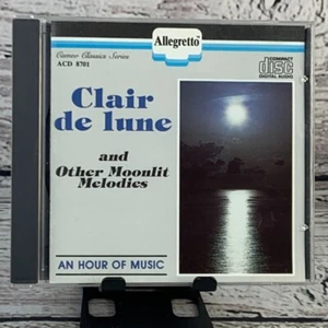 Allegretto Clair de Lune & Other Moonlit Melodies [CD 1988] Classical Music - Foto 1 di 6
