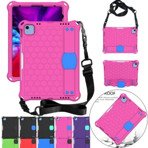 Heavy Duty Shockproof Case Cover For iPad 11" (A16) 2025 Model W/Shoulder Strap - Picture 1 of 21
