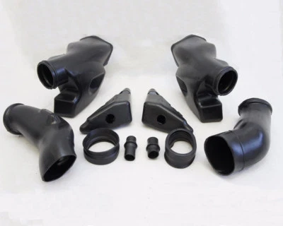 Black ABS Ram Air Intake Tube Ducts Duct For Honda CBR600RR CBR 600RR 2003 2004 - Image 1 of 3