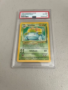 Pokémon JCC Venusaur 2000 holo raro 18/130 conjunto básico 2 psa 6 - Imagen 1 de 1