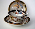 LOT Vintage Royal Staffordshire Porcelain Teacup Saucer & Japanese Mikori saucer