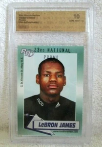 Lebron James RC 2002 Rookie Review Rookie PROMO GEM SPA10!CAVALIERS G RC GOAT - Picture 1 of 2