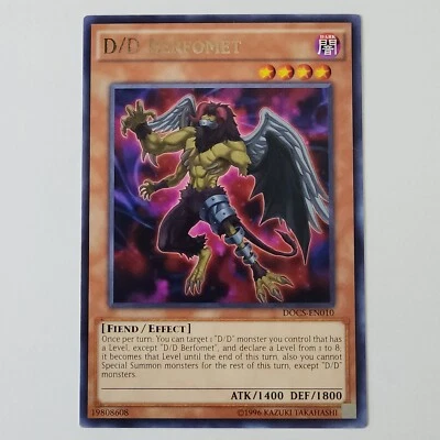 D/D Berfomet - DOCS-EN010 - NM/VLP - Rare - Unlimited - Yugioh - Image 1 of 2