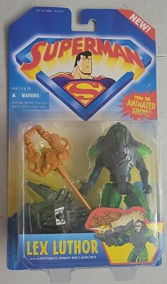 NEW SUPERMAN THE ANIMATED SERIES LEX LUTHOR KENNER ACTION FIGURE 1996! B39 - Image 1 of 2