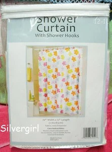 Nylon Shower Curtain: Daisies - Picture 1 of 3