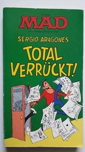 Libro de bolsillo MAD n.o 15 ¡Totalmente loco! - TOP Z1 Sátira Cómic Sergio Aragonés - Imagen 1 de 3