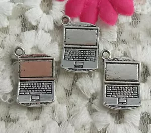 Free Ship 37 pcs Antique silver computer charms 22X14mm H-3435 - Picture 1 of 4