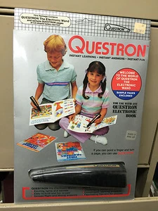 Rare Vintage (New in Package) Questron Electronic Wand w/Sample Workbook Pages - Picture 1 of 6