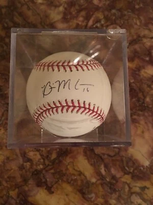 Brian McCann Signed Baseball ROMLB Atlanta Braves New York Yankees Astros - Image 1 of 2