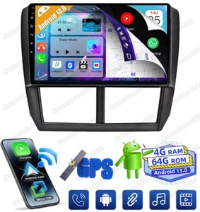 For Subaru Forester 2008-2012 Android13 Apple CarPlay Car Stereo Radio GPS 4+64G - Picture 1 of 14