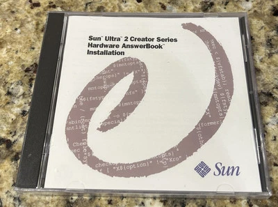 SUN ULTRA 2 CREATOR SERIES HARDWARE ANSWERBOOK INSTALLATION CD NEW SEALED - Image 1 of 3