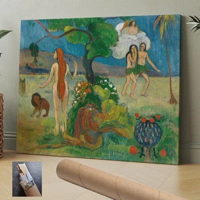 Arte de pared en lienzo perdido de Paul Gauguin paisaje religioso 30x24 pulgadas Foto 1 de 3