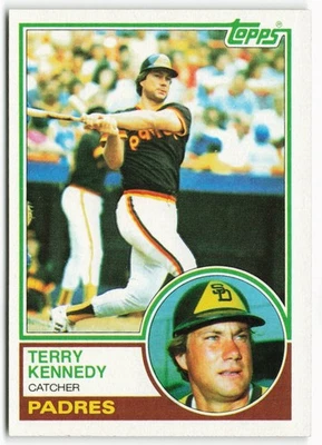 1983 Terry Kennedy Topps - San Diego Padres - Image 1 of 2