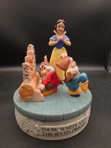 Disney Snow White and The Seven Dwarfs Musical Memories Music Box - Picture 1 of 5
