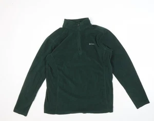 Columbia Men's Green Fleece Pullover Sweatshirt M - Picture 1 of 12