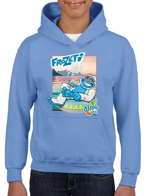 Moletom com capuz Frozeti the Yeti - Dippin’ Dots Summer Vibes gráfico juvenil - Imagem 1 de 4