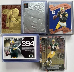 Lote de 64 tarjetas Brett Favre | Green Bay Packers y Minnesota Vikings - Imagen 1 de 23