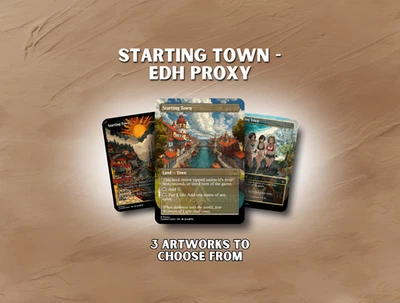 Starting Town - Custom Magic: The Gathering Card - Image 1 of 4