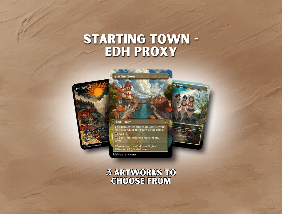Starting Town - Custom Magic: The Gathering Card - Image 1 of 4